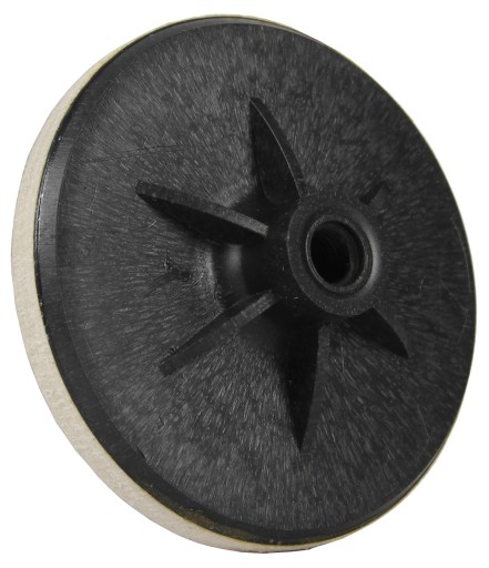 Leštiaci disk s plsťou 10mm NATURAL 125mm PL