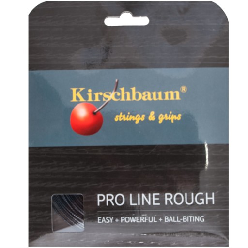 Тенісна струна Kirschbaum PRO LINE II ROUGH 1,3 мм / 12 м чорна