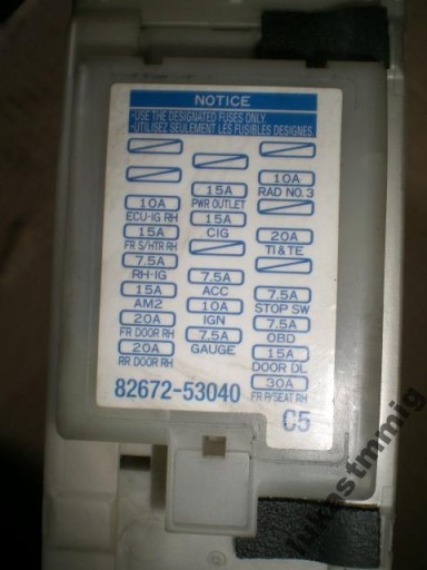 modul Szkerény LEXUS IS220d 82730-53021