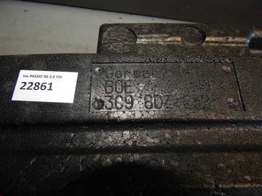 VW PASSAT B6 lökhárító megerösítés far 3C9807252