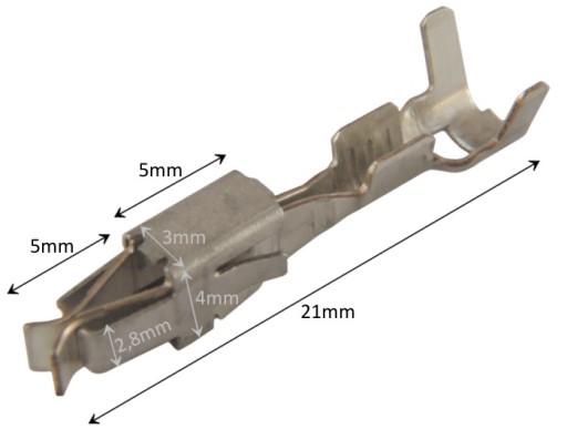 KONEKTOR PIN ŻEŃSKI VW 2,8 JPT 000979133E 10 sztuk za 10.00