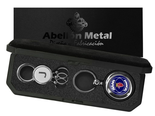 БРЕЛОКИ SAAB ХРОМ 3D ГРАВЕР ЕКСКЛЮЗИВНИЙ ПОДАРУНОК