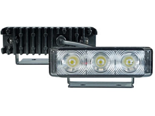 RSLED Lamap 3 LED 11 cm 12v 24v pomarańcz - B. мощная светодиодная лампа 11 см мигающая 12V 24V оранжевая