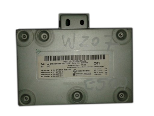 A2048708626 - МОДУЛЬ МЕРСЕДЕС В 207 Е КЛАС 2048708626