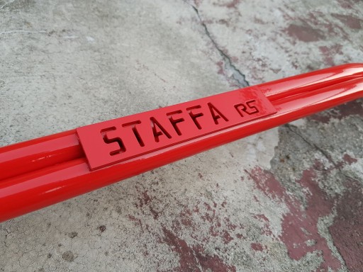 S-0076 - STAFFA RS стойка стойки передняя BMW E36 надпись