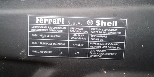 Ferrari 458 Italia Blende Abdeckung DES MOTORS