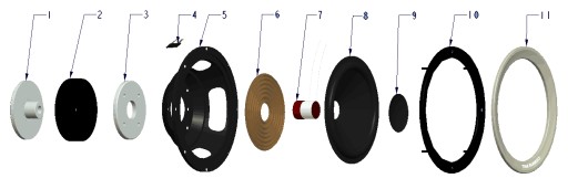 TAGA HARMONY TAV OW-60 LCRS Настенная колонна из дуба