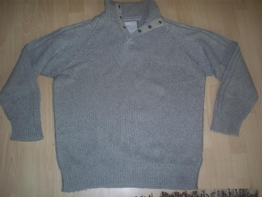 Zdjęcie oferty: MARKS&SPENCER SWETER M/L szary PÓŁGOLF