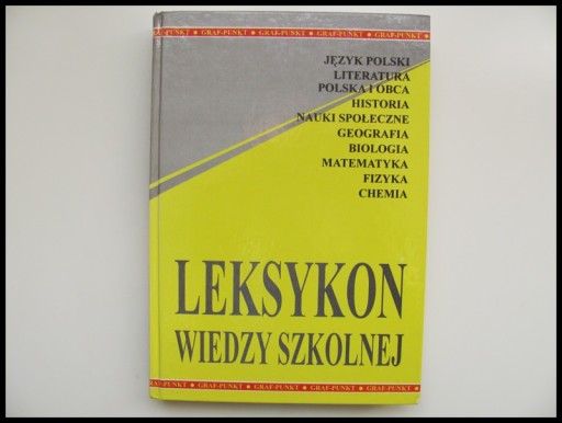 Zdjęcie oferty: Leksykon wiedzy szkolnej Graf Punkt Warszawa 1998