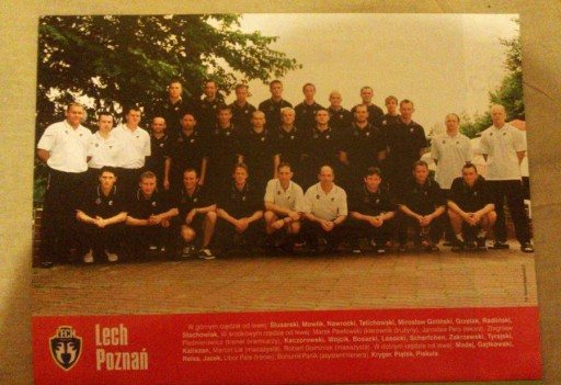 Zdjęcie oferty: Liga polska Plakat - LECH POZNAŃ sezon 2003/04