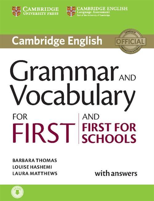 GRAMMAR AND VOCABULARY POUR FIRST AND FIRST POUR SCHOOLS BOOK WITH ANSWERS AN photo 1 - milautoparts-fr.ukrlive.com