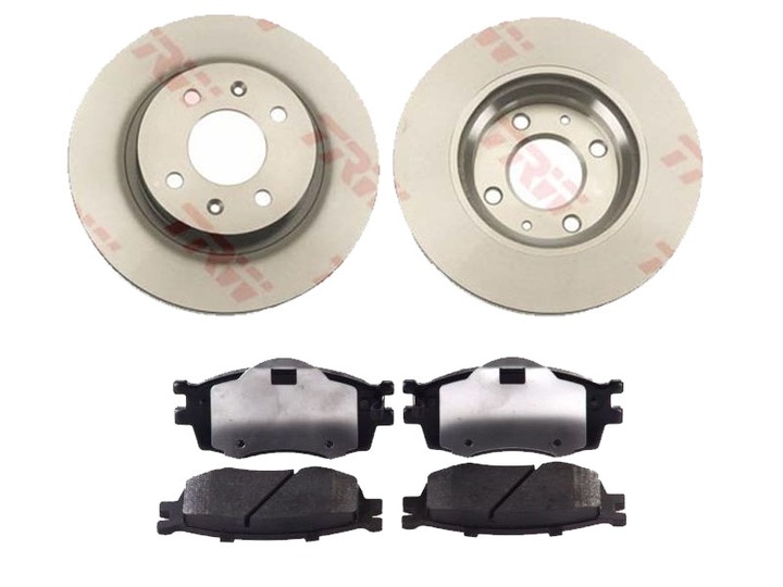 DISCS + PADS TRW FRONT HYUNDAI I20 +ABS/ES photo 2 - milautoparts-fr.ukrlive.com