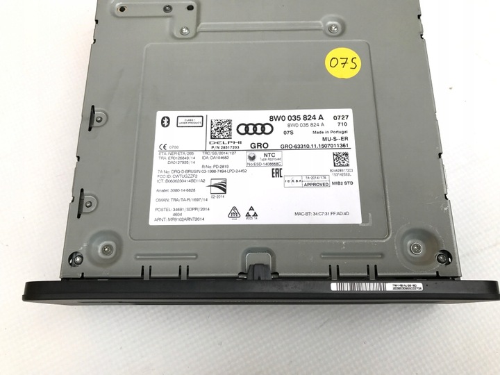 CONTROL UNIT RADIO 8W0035824A AUDI A4 A5 8W photo 3 - milautoparts-fr.ukrlive.com