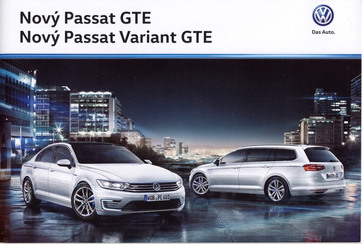 Volkswagen Vw Passat GTE prospekt 2015 Czechy photo 1 - milautoparts-fr.ukrlive.com