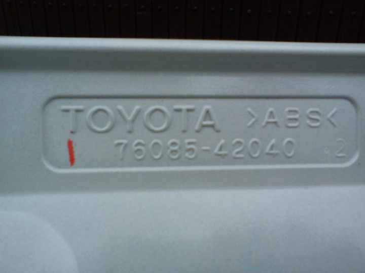 TOYOTA RAV4 10-12 SPOILER NEW CONDITION ORIGINAL BOOTLID REAR photo 3 - milautoparts-fr.ukrlive.com