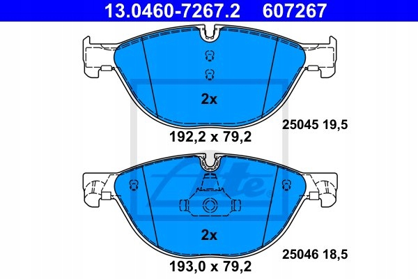 DISCS PADS ATE FRONT - BMW 5 F07 348MM photo 3 - milautoparts-fr.ukrlive.com