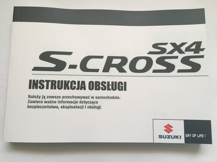 SUZUKI SX4 S-CROSS POLSKA INSTRUCTION DE SERVICE ÉTAT NOUVEAU photo 1 - milautoparts-fr.ukrlive.com