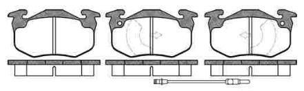 SABOTS DE FREIN DE FREIN AVANT PEUGEOT 205, 305, 309 photo 1 - milautoparts-fr.ukrlive.com