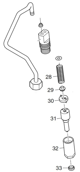 HATZ 1B20 1B30 1B40 GASKET NOZZLES 05070500 photo 2 - milautoparts-fr.ukrlive.com