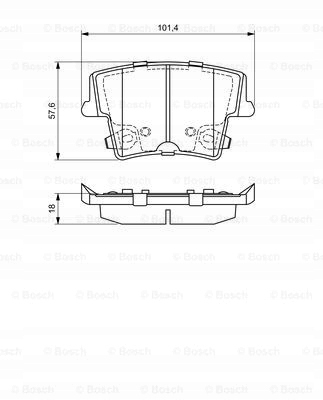 BOSCH 0 986 494 678 SET PADS BRAKE photo 13 - milautoparts-fr.ukrlive.com