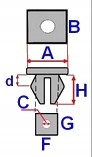 ROMIX C70115 CLAMPS HOOD ENGINE MOULDINGS SILL photo 2 - milautoparts-fr.ukrlive.com