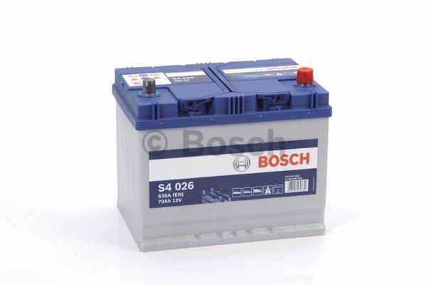 ACCUMULATEUR 70AH/630A P+ BOSCH SILVER S4 S4026 AZJA photo 1 - milautoparts-fr.ukrlive.com