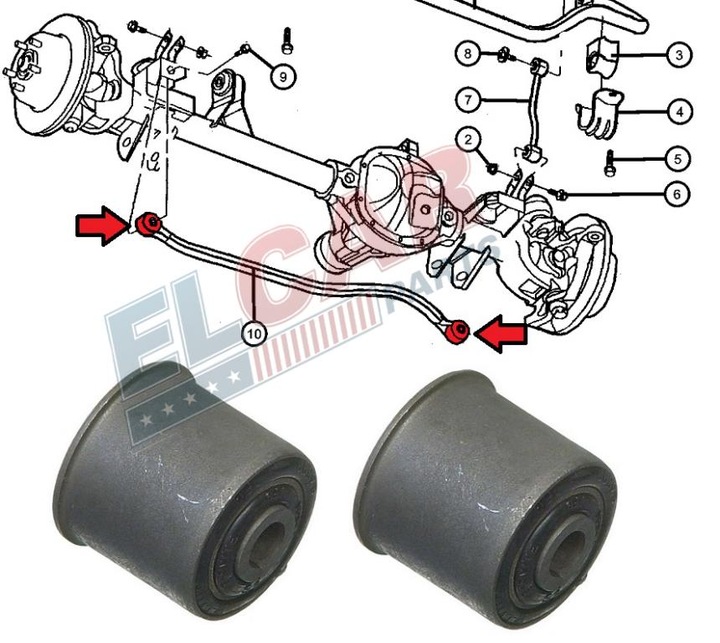 DOUILLES TRACTION DE PONT JEEP GRAND CHEROKEE 1999-2004 photo 2 - milautoparts-fr.ukrlive.com