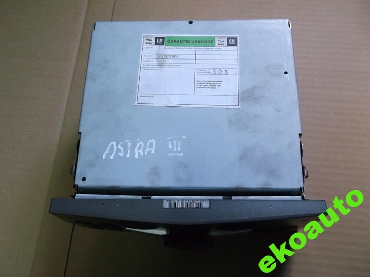 RADIO FABRIQUÉ CD 93183902 OPEL ASTRA 3 H photo 3 - milautoparts-fr.ukrlive.com