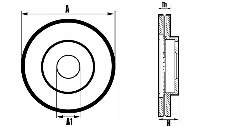 POLONAIS DISQUES 284MM + SABOTS DE FREIN AVANT FIAT BRAVO 2 photo 7 - milautoparts-fr.ukrlive.com