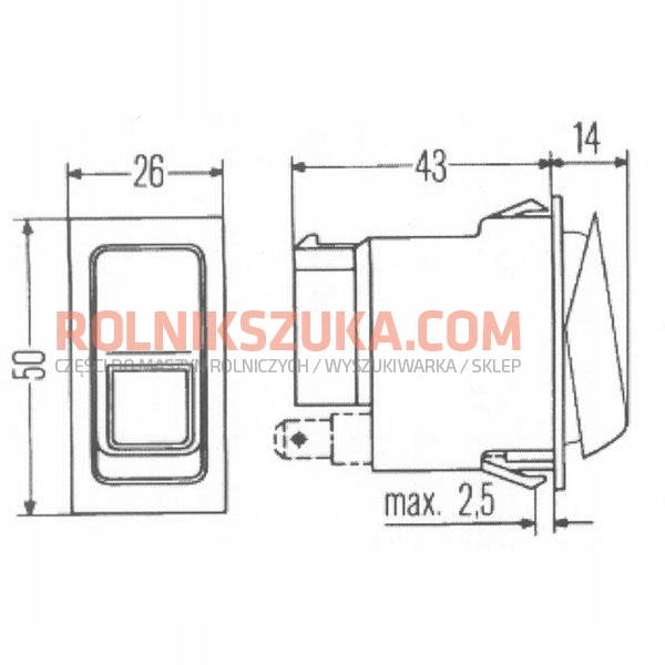 INTERRUPTEUR WCISKANY HELLA 6FH004570501 1964835C1 photo 3 - milautoparts-fr.ukrlive.com