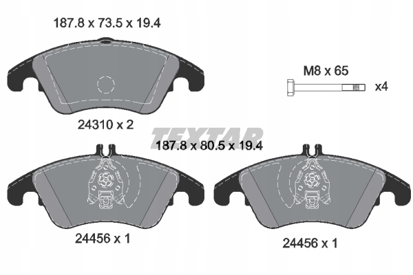 DISCS PADS TEXTAR FRONT - MERCEDES C W204 322MM photo 3 - milautoparts-fr.ukrlive.com