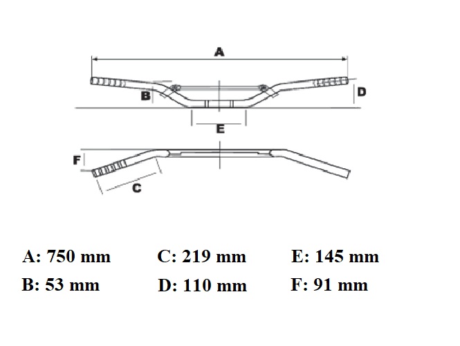 VOLANT HONDA CBF 500 600 1000 DEAUVILLE 700 ROUGE ALUMINIUM photo 8 - milautoparts-fr.ukrlive.com