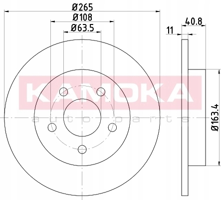 DISQUES DE FREIN 2 PIÈCES ARRIÈRE FORD FOCUS II 1.4 1.6 TI photo 2 - milautoparts-fr.ukrlive.com