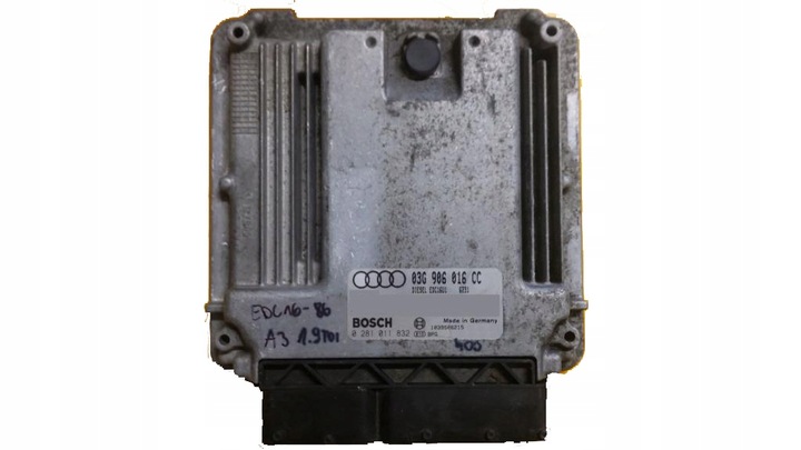 ECU AUDI A3 1.9 03G906016CC 0281011832 PROGRAMMING photo 1 - milautoparts-fr.ukrlive.com