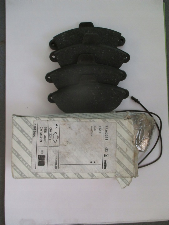 FIAT SCUDO ULYSSE SABOTS DE FREIN DE FREIN AVANT 77362238 photo 1 - milautoparts-fr.ukrlive.com