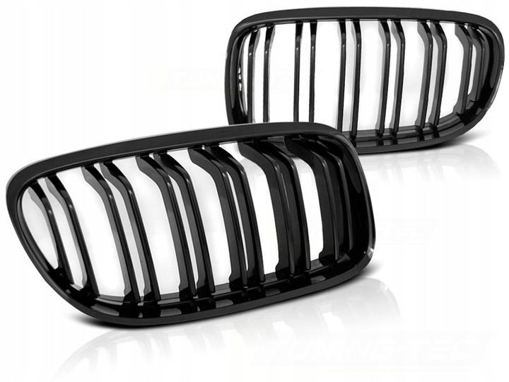 RADIATOR GRILLE GRILLES BMW E90 E91 09-11R BLACK GLOSS DOUBLE photo 1 - milautoparts-fr.ukrlive.com