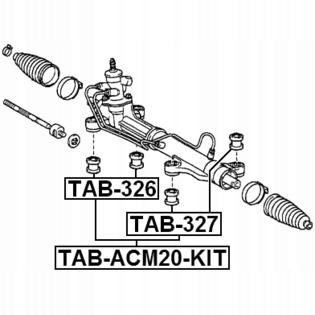 BUSHING GEAR STEERING RACK TOYOTA AVENSIS VERSO photo 2 - milautoparts-fr.ukrlive.com