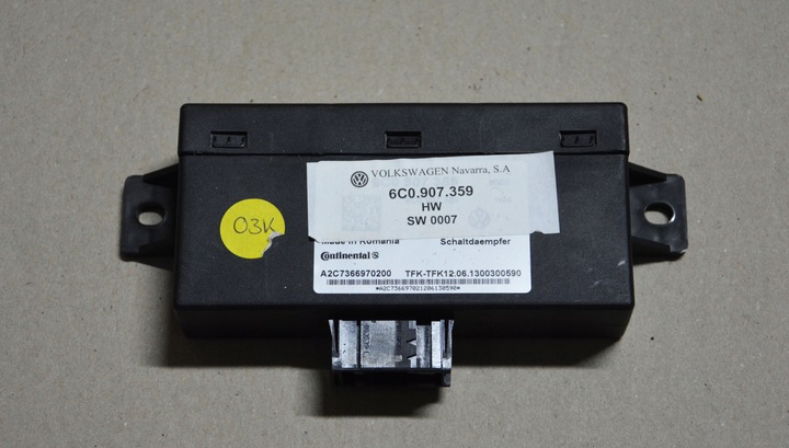 6C0907359 VW POLO 6R CONTROL UNIT MODULE SUSPENSION photo 1 - milautoparts-fr.ukrlive.com