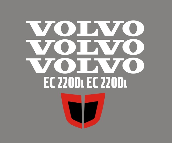 AUTOCOLLANTS OKLEJENIE VOLVO EC 220DL photo 1 - milautoparts-fr.ukrlive.com