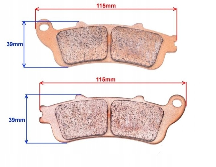 SABOTS DE FREIN DE FREIN (FA261) HONDA GOLDWING VT GL F6B photo 2 - milautoparts-fr.ukrlive.com