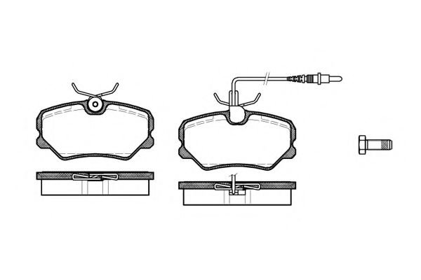 PADS RH CITROEN ZX PEUGEOT 405 photo 2 - milautoparts-fr.ukrlive.com