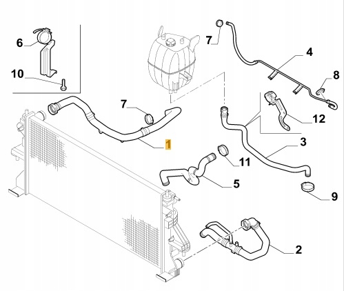 CABLE RADIATOR LOWER PART CITROEN JUMPER FIAT DUCATO P photo 4 - milautoparts-fr.ukrlive.com