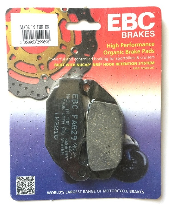 PADS BRAKE EBC FA629 photo 1 - milautoparts-fr.ukrlive.com