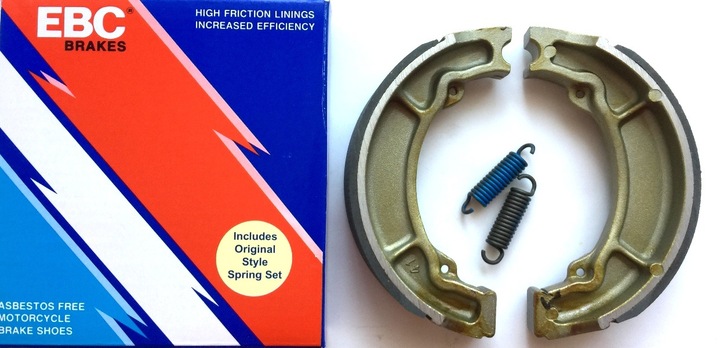 BRAKE SHOES REAR YAMAHA YZ RD RS SR DT 80 100 125 200 photo 1 - milautoparts-fr.ukrlive.com