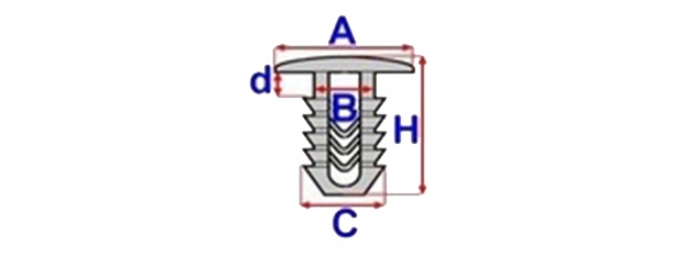 BOUTONS ÉPINGLES WYCISZENIA DE CAPOT CITROEN C3 I II SAXO photo 3 - milautoparts-fr.ukrlive.com