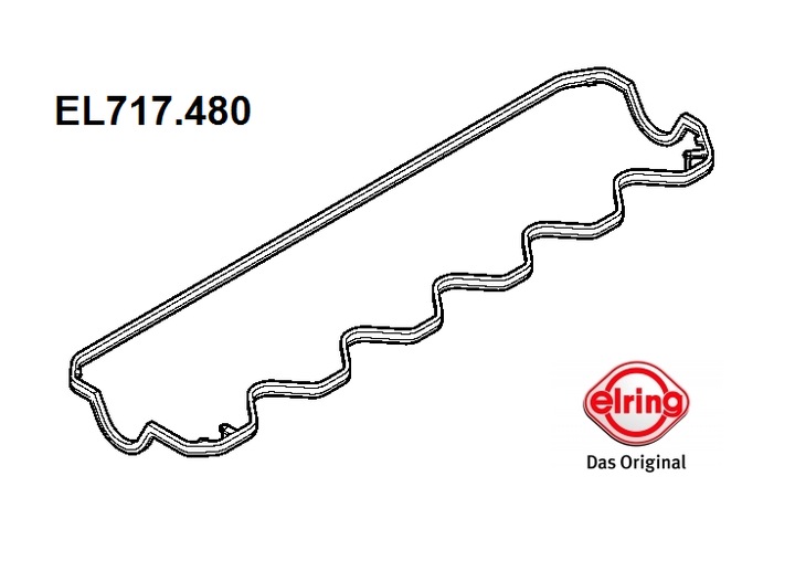 ELRING 717.480 GASKET COVERING CYLINDER HEAD CYLINDERS photo 9 - milautoparts-fr.ukrlive.com