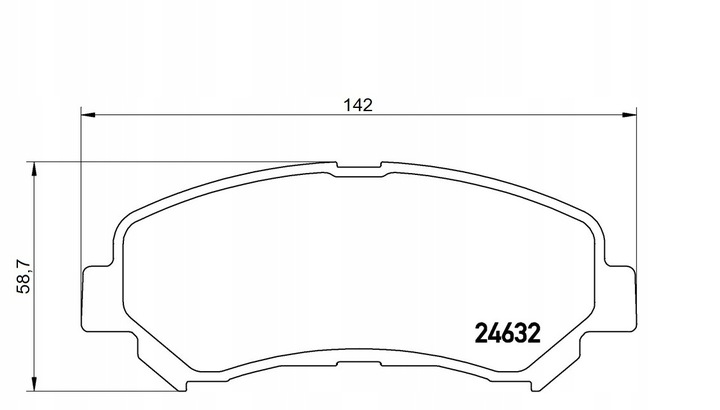 SABOTS DE FREIN MIKODA 71533 NISSAN X-TRAIL 07R-14R AVANT . photo 2 - milautoparts-fr.ukrlive.com