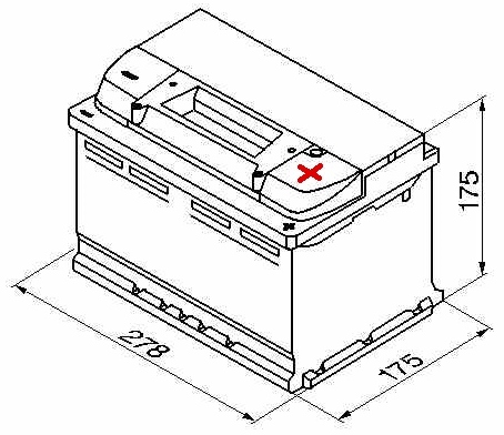 BATTERY HAMMER 75AH 700A PRAWY+ SLASK!! photo 2 - milautoparts-fr.ukrlive.com