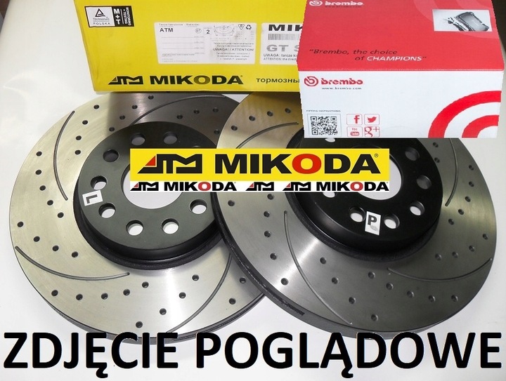 DISQUES MIKODA 2534 GT SABOTS DE FREIN JEEP GRAND CHEROKEE IV WK2 10R- AVANT 330MM photo 4 - milautoparts-fr.ukrlive.com