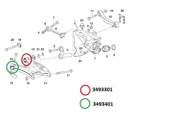 LEMFORDER DOUILLES DE LIVIER ARRIÈRE BMW 5 E60 E61 E53 photo 3 - milautoparts-fr.ukrlive.com